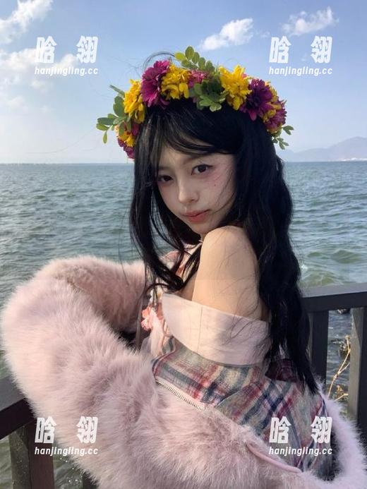 激萌文化 - 赵奶莹白裙写真套图，记录下青春与优雅的每一瞬